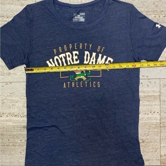 Under Armour Notre Dame collegiate t-shirt. New with tags - Picture 5 of 11